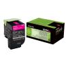 802M Rückgabe-Toner Magenta 1000 Seiten kompatibel zu den Modellen / CX310dn / CX310n / CX410de / CX410dte / CX410e / CX510de / CX510dhe / CX510dthe