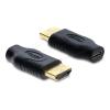 Delock - Ultra High Speed - Videoadapter - USB-C männlich zu HDMI weiblich - Schwarz - 8K60Hz (7680 x 4320) Unterstützung