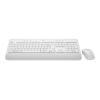 Logitech Signature MK650 Combo for Business - Tastatur-und-Maus-Set - kabellos - Bluetooth LE - AZERTY - Französisch - Off-White