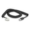 Delock RJ50 zu USB 2.0 Typ-A Barcode Scanner Spiralkabel 2 m