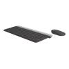 Logitech Slim Wireless Combo MK470 - Tastatur-und-Maus-Set - kabellos - 2.4 GHz - AZERTY - Belgien - Graphite