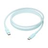 dbramante1928 re-charge - USB-Kabel - USB-C (M) zu USB-C (M) - 1.5 m - geflochten, USB-C Power Delivery (60W) - Blau
