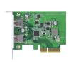 QNAP QXP-10G2U3A - USB-Adapter - PCIe 2.0 x2 Low-Profile - USB 3.2 Gen 2 x 2 - für QNAP QGD-1600, TS-1232, 1277, 253, 453, 473, 853, 877, 977, TVS-2472, 473, 673, 872, 873