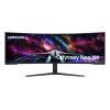 Samsung Odyssey Neo G9 S57CG952NU - G95NC Series - QLED-Monitor - Gaming - gebogen - 144 cm (57") - 7680 x 2160 Dual UHD @ 240 Hz - VA - 1000 cd / m² - 1000000:1 - DisplayHDR 1000 - 1 ms - 3xHDMI, DisplayPort - Schwarz, weiß