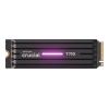Crucial T710 - SSD - verschlüsselt - 1 TB - intern - M.2 2280 - PCI Express 5.0 (NVMe) - TCG Opal Encryption 2.01 - integrierter Kühlkörper