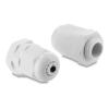 Delock - Kabelverschraubung - M12 x 1.5 mm - RAL 7035, Grau (Packung mit 10)