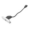 VISION TechConnect 3 USB-b module - Modulares Faceplate-Snap-In - USB-Typ B
