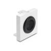 Delock - Easy 45 - Einrastmodul - Kabeldurchführung, rund, Durchmesser 21 mm - 1 Modul - weiß, Schwarz