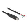 Delock - USB- / serieller Adapter - USB 2.0 - RS-485, Modbus - serielles RS-485 - Schwarz