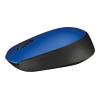 Logitech M171 - Maus - rechts- und linkshändig - kabellos - 2.4 GHz - kabelloser Empfänger (USB) - Schwarz, Blau