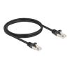 Delock Kabel RJ50 Stecker zu RJ50 Stecker S / FTP 1 m schwarz
