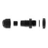 Delock - Kabelverschraubung - M12 x 1.5 mm - schwarz, RAL 9005 (Packung mit 10)