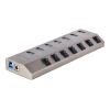 StarTech.com 7-Port USB 3.0 Hub Mit Netzteil, USB-C / A Auf 7x USB-A - Hub - 7 x USB 3.2 Gen 1 - Desktop