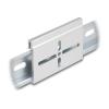 Delock - Befestigungsclip - Aluminium, 70 x 47,8 mm - DIN schienenmontierbar - Silber