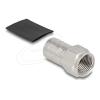 Delock - Antennenanschluss - F-Stecker (M) quetschen - RG-6