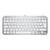 Logitech MX Keys Mini - Tastatur - hinterleuchtet - kabellos - Bluetooth - AZERTY - Französisch - Pale Gray