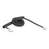 Delock - Telefonkabel - RJ-11 (M) zu RJ-45 (M) - 3 m - gewickelt - Schwarz