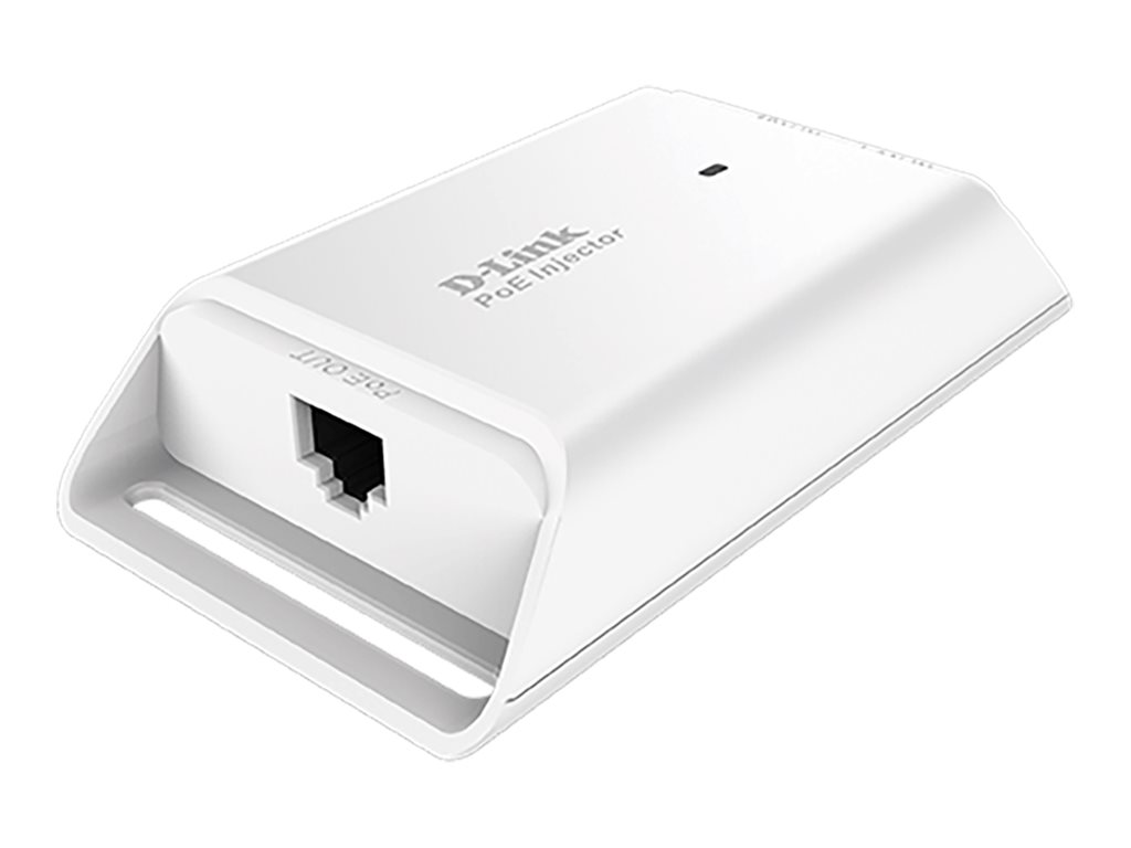 Netzteil 1-Port Gigabit PoE Injector / 2x 10 / 100 / 1000Mbit / s TP, Half- / Full-Duplex, IEEE 802.3 / 3u / 3ab compliant, bis zu 19,2 Watt