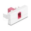 Delock - Easy 45 - Einrastmodul - SC Single-Mode - einfach - violett, weiß