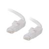 Kabel / 2 m White CAT6 PVC Snagless UTP Patch