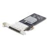 StarTech.com 4-Port GbE SFP Netzwerkkarte, PCIe Gigabit Netzwerkkarte - Netzwerkadapter - PCIe 2.0 x2 - Gigabit SFP x 4 - Schwarz