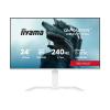 iiyama G-MASTER Red Eagle GB2471HSU-W1 - LED-Monitor - Gaming - 61 cm (24") (23.8" sichtbar) - 1920 x 1080 Full HD (1080p) @ 240 Hz - Fast IPS - 350 cd / m² - 1000:1 - HDR10 - 0.3 ms - 2xHDMI, DisplayPort - Lautsprecher - Matte, weiß