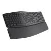Logitech Ergo Series ERGO K860 for Business - Tastatur - full size - kabellos - 2.4 GHz, Bluetooth 5.0 LE - QWERTZ - Schweizerisch - Graphite
