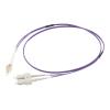 C2G 20m LC / SC OM4 LSZH Fibre Patch - Purple - Patch-Kabel - LC Multi-Mode (M) zu SC multi-mode (M) - 20 m - 20 m - Glasfaser - Duplex - 50 / 125 Mikrometer - OM4 - lila