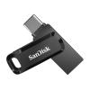SanDisk Ultra Dual Drive Go - USB-Flash-Laufwerk - 128 GB - USB 3.2 Gen 1 / USB-C - Schwarz