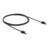 Delock - Netzwerkkabel - HFBR 4532Z (M) zu HFBR 4532Z (M) - 2 m - 2.2 mm - Glasfaser - Simplex - Schwarz