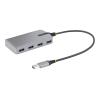 StarTech.com 4-Port USB 3.0 Hub - USB Hub 5Gbit / s, USB Verteiler / Splitter - Hub - 4 x USB 3.2 Gen 1 + 1 x micro-USB - Desktop