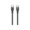 HyperJuice - USB-Kabel - USB-C (M) zu USB-C (M) - USB 2.0 - 1.5 m - USB Power Delivery (60W), erweiterter Leistungsbereich (EPR) - Schwarz