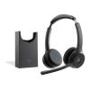 Cisco Headset 722 - Headset - On-Ear - Bluetooth - kabellos - Carbon Black - mit Ladestation - Cisco Webex Certified