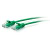 C2G 15ft (4.5m) Cat6a Snagless Unshielded (UTP) Slim Ethernet Network Patch Cable - Green - Patch-Kabel - RJ-45 (M) zu RJ-45 (M) - 4.5 m - 4.8 mm - UTP - CAT 6a - geformt, ohne Haken - grün