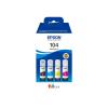 Epson EcoTank 104 - 4er-Pack - Schwarz, Gelb, Cyan, Magenta - original - Nachfülltinte - für EcoTank ET-14100, 1810, 2721, 2810, 2811, 2812, 2814, 2815, 2820, 2821, 2825, 2826, 4800
