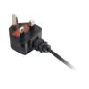 Cbl / 1m BS1363 to IEC 60320 C7 Pwr Cord