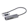StarTech.com USB 3.0 Multikartenleser, SD / microSD / CF, USB-C Kartenleser - Kartenleser (CF II, microSDHC, microSDXC, SDHC, SDXC, SD 3.0 UHS-I) - USB 3.0 / USB-C