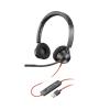 Poly Blackwire 3320 - Blackwire 3300 series - Headset - On-Ear - kabelgebunden - USB-A - Schwarz