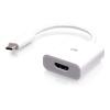 C2G USB-C to HDMI Audio / Video Adapter Converter - 4K 60Hz - White - Videoadapter - USB-C männlich zu HDMI weiblich - weiß - 4K60Hz-Unterstützung