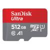 SanDisk Ultra - Flash-Speicherkarte (microSDXC-an-SD-Adapter inbegriffen) - 512 GB - A1 / UHS Class 1 / Class10 - microSDXC UHS-I