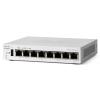Catalyst C1200-8T-D Smart Switch: -  8Port 1GE, 1xPoE input (802.3af) on port 1 or AC power, - Fanless, Desktop-Switch