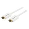 StarTech.com 5m High-Speed-HDMI-Kabel - Ultra HD 4k x 2k HDMI CL3 Kabel zur Installation in Wänden mit vergoldeten Kontakten - Weiß - HDMI-Kabel - HDMI männlich zu HDMI männlich - 5 m - Doppelisolierung - weiß