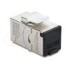 Delock Keystone Modul RJ45 Buchse zu RJ45 Buchse Cat.6A mit Staubschutzkappe