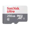 SanDisk Ultra - Flash-Speicherkarte (microSDXC-an-SD-Adapter inbegriffen) - 256 GB - Class 10 - microSDXC UHS-I
