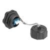 Delock - Netzwerkanschluss - LC Single-Modus (W) zu LC Single-Modus (W) - Glasfaser - Duplex - Schutzkappe - Schwarz / Blau