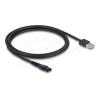 Delock - Stromkabel - USB (M) zu 2-polig (M) - 5 V - 1 A - 1.2 m - Schwarz