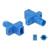 Delock LWL Hybrid Kupplung LC Simplex Buchse zu ST Simplex Buchse blau