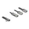 Delock - Hub - 1 x USB 3.2 Gen 1 + 1 x USB 2.0 - Desktop