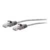 C2G 10ft (3m) Cat6a Snagless Unshielded (UTP) Slim Ethernet Network Patch Cable - Gray - Patch-Kabel - RJ-45 (M) zu RJ-45 (M) - 3 m - 4.8 mm - UTP - CAT 6a - geformt, ohne Haken - Grau