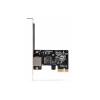 Startech 1-Port Gigabit PCIe Network Adapter Card, TAA Compliant - Netzwerkadapter - PCI Express x1 Low-Profile - Gigabit Ethernet x 1 - Schwarz - TAA-konform